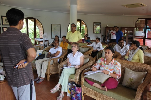 Una lezione a Sharan con Jenny in prima fila