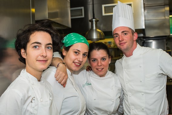 Alberto Quadrio con le collaboratrici del Joia